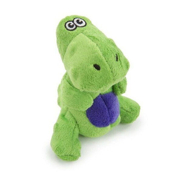 Godog ~ Dinosaur For Small Dogs - Squeaky Dog Toy - Picture 1 of 4